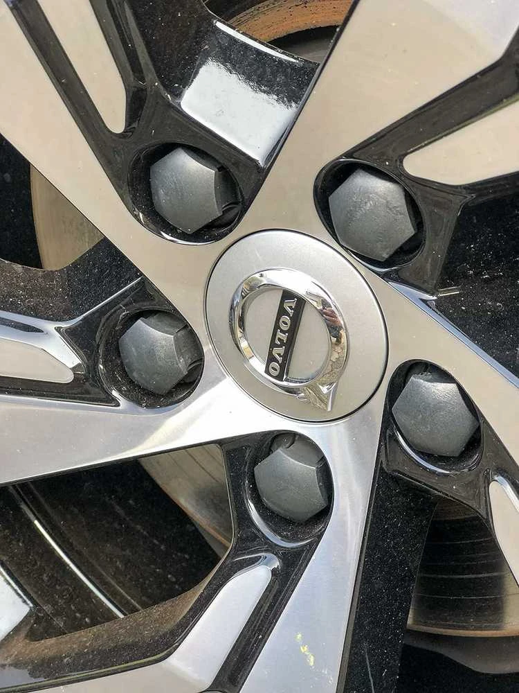 "Volvo" ratų varžtų dangtelių rinkinys Tamsiai pilka, 31660916