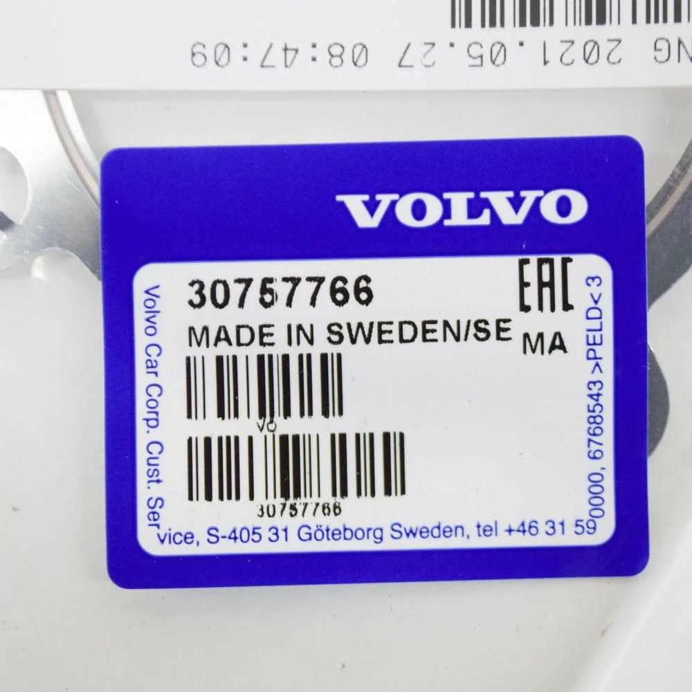 VOLVO S60 MK1 droselinės sklendės korpuso tarpiklis Originalus 30757766