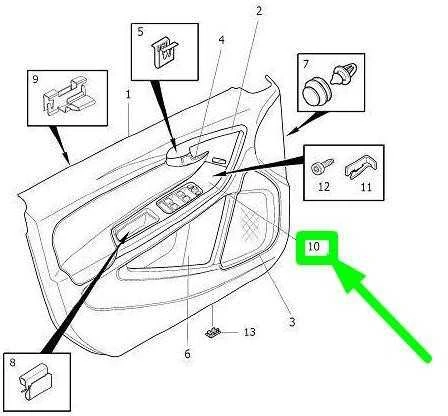 VOLVO S60 MK2 Priekinės Dešinės Durų Jungiklio Apdailos Panele 39824971 NAUJA ORIGINALI