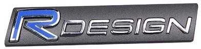 VOLVO S60 MK2 priekinio bamperio grotelės R-Design emblema Originali 31386485