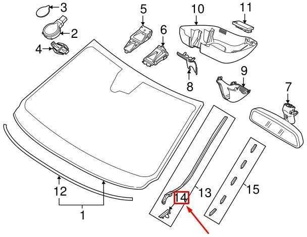 VOLVO S60 MK2 Priekinio stiklo šoninis apdailos apatinis spaustukas 31333163 NAUJAS ORIGINALUS