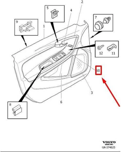 VOLVO S60 MK2 priekinių kairės pusės durų lango jungiklio apvadas originalus 39823327