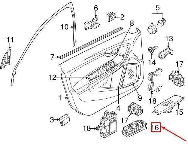 VOLVO S60 MK2 priekinių kairės pusės durų langų valdymo jungikliai LHD originalūs 31453267