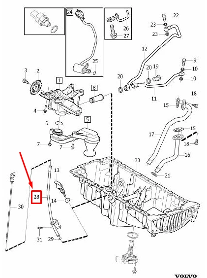 Volvo S60 V60 V70 XC60 XC70 Originalus 31375301