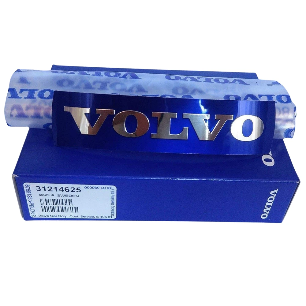 "Volvo S60 V60 V70 XC70" priekinės grotelės emblema Metalinis lipdukas Originalus 31214625