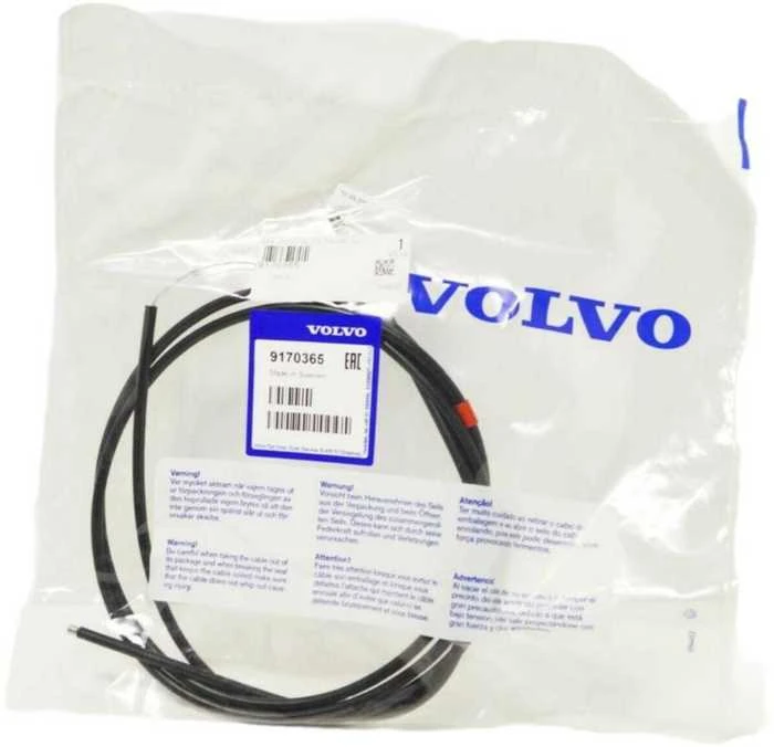 "Volvo S60 V70 XC70 2001-2009" variklio dangčio atleidimo trosas originalus 9170365