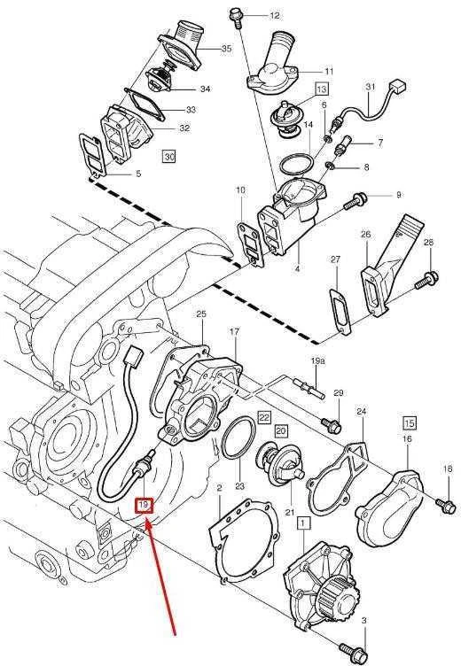 VOLVO S80 MK1 variklio aušinimo skysčio temperatūros jutiklis originalus 8627679