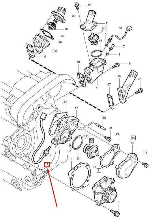 VOLVO S80 MK1 variklio aušinimo skysčio temperatūros jutiklis originalus 8627679