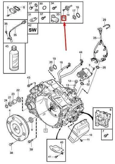 VOLVO S80 MK2 Automatinės transmisijos nuleidimo kamštis 30713219 NAUJAS GENINALUS