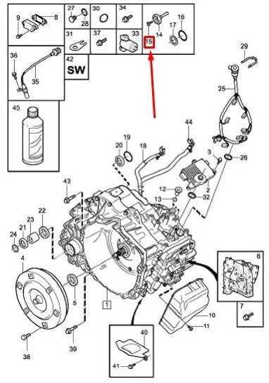 VOLVO S80 MK2 Automatinės transmisijos nuleidimo kamštis 30713219 NAUJAS GENINALUS