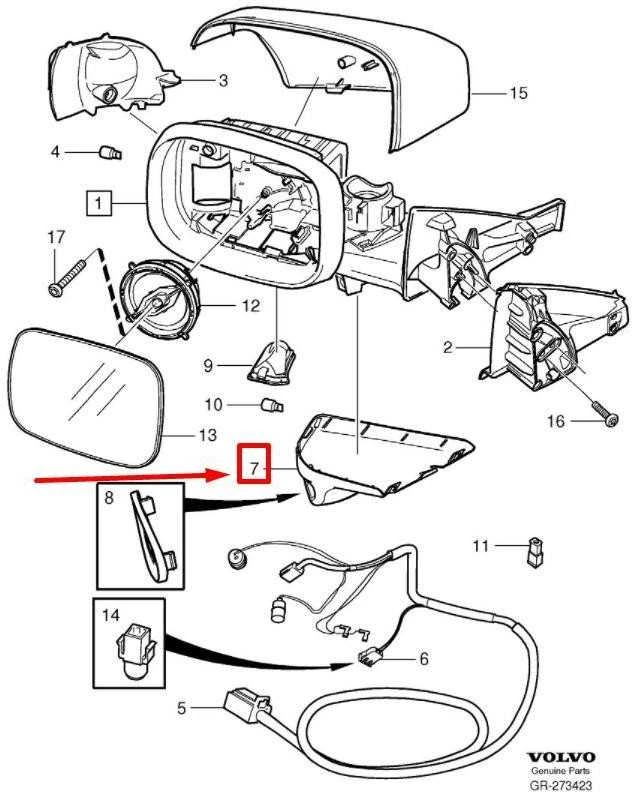 VOLVO S80 MK2 Kairėje Priekinėje Išorinėje Veidrodžio Apatinėje Dangtelio 31218089 NAUJAS ORIGINALUS