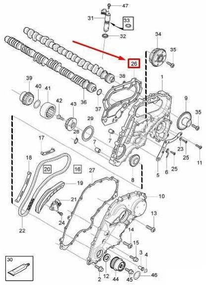 VOLVO S80 MK2 variklio paskirstymo mechanizmo dangtelio tarpinė originali 31251345