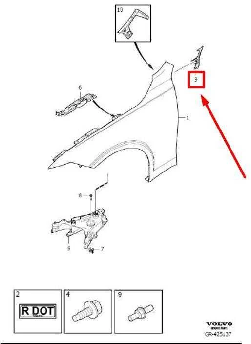 VOLVO S90 MK2 Priekinis Dešinysis Sparnas Užpildymo Panele 31651599 NAUJA ORIGINALI
