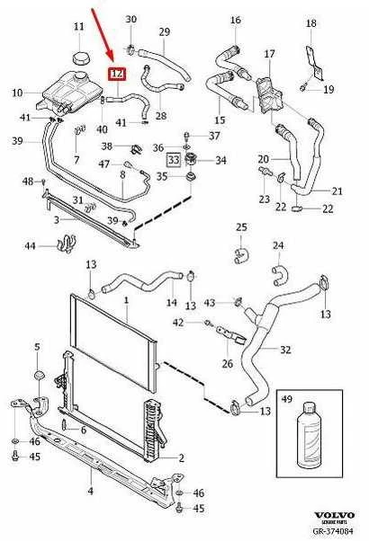 VOLVO V50 variklio aušinimo skysčio atkūrimo bako žarna 30680148 NAUJA ORIGINALI