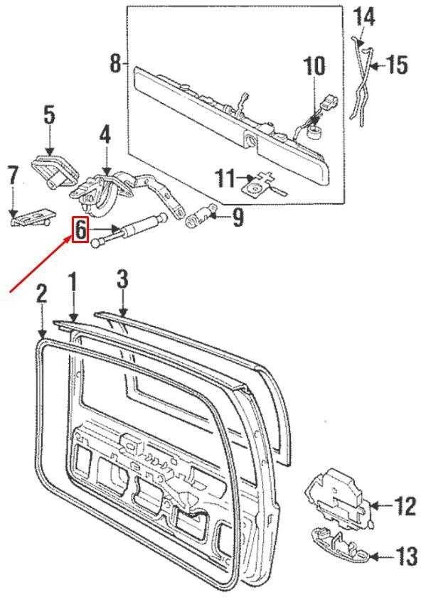 VOLVO V70 MK1 Galinės durys dangčio pakėlimo atrama dujų spyruoklė 9485548 NAUJA ORIGINALI