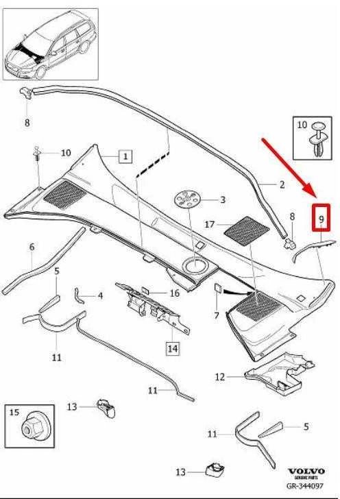 VOLVO V70 MK3 priekinis dešinysis lašėjimo bėgių apvadas Originalus 31218595