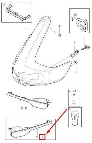 VOLVO XC40 galinio kairiojo bamperio atspindžio plokštelė Originali 31656865