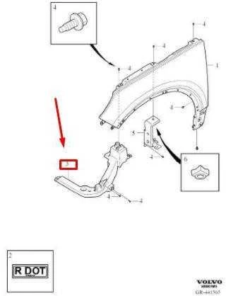 VOLVO XC40 priekinio dešiniojo sparno laikiklio laikiklis Originalus 32234762