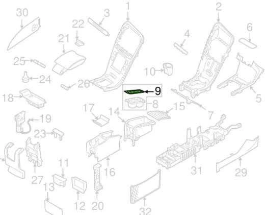VOLVO XC60 centrinės konsolės puodelio laikiklis guminis įdėklas 1284528 NEW GENUINE