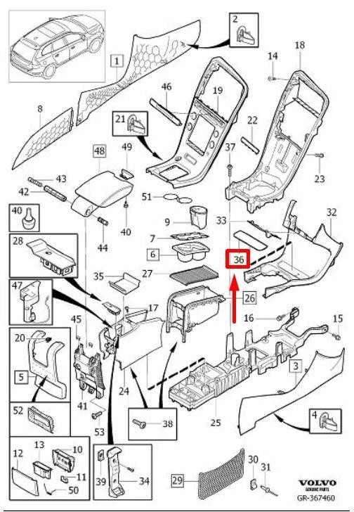 VOLVO XC60 MK1 Priekinės Centrinės Konsolės Lentynos Guminė Kilimėlis 39800603 NAUJAS ORIGINALUS