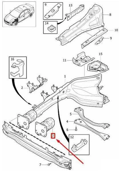 VOLVO XC60 MK1 Priekinis Dešinysis Rėmo Bėgis 31353136 NAUJAS ORIGINALUS