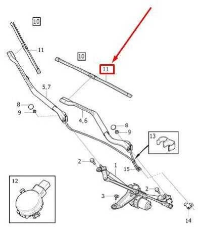 VOLVO XC60 MK2 priekinio stiklo valytuvų šepetėlių įdėklų rinkinys Originalus 31490722