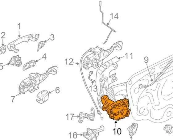 VOLVO XC60 Priekinės Kairės Durų Užraktas LHD 31253657 NAUJAS ORIGINALUS