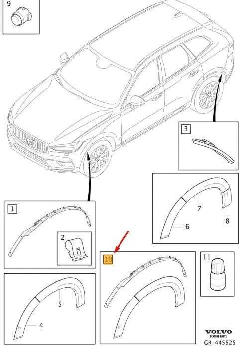 Volvo XC60 Priekinis Apsaugos Plokštės Platinto Rinkinys Originalus 40003501
