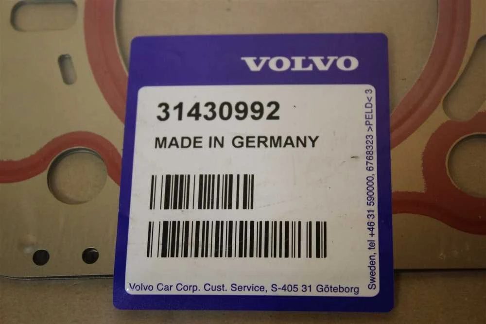 "Volvo" XC60 V40 V60 S60 V70 galvos tarpinė originali 31430992