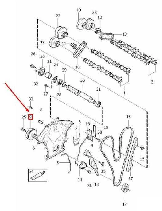 VOLVO XC90 MK1 variklio alkūninio veleno skriemulys Originalus 30757567