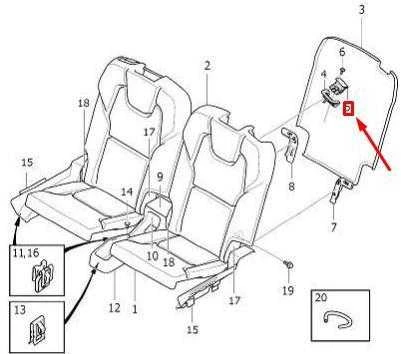 VOLVO XC90 MK2 Eilinės sėdynės atlaisvinimo rankenėlė 39826801 NAUJAS GENUINALUS