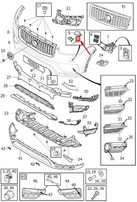 VOLVO XC90 MK2 kairės pusės priekinio žibinto plovimo lankstas originalus 31353366