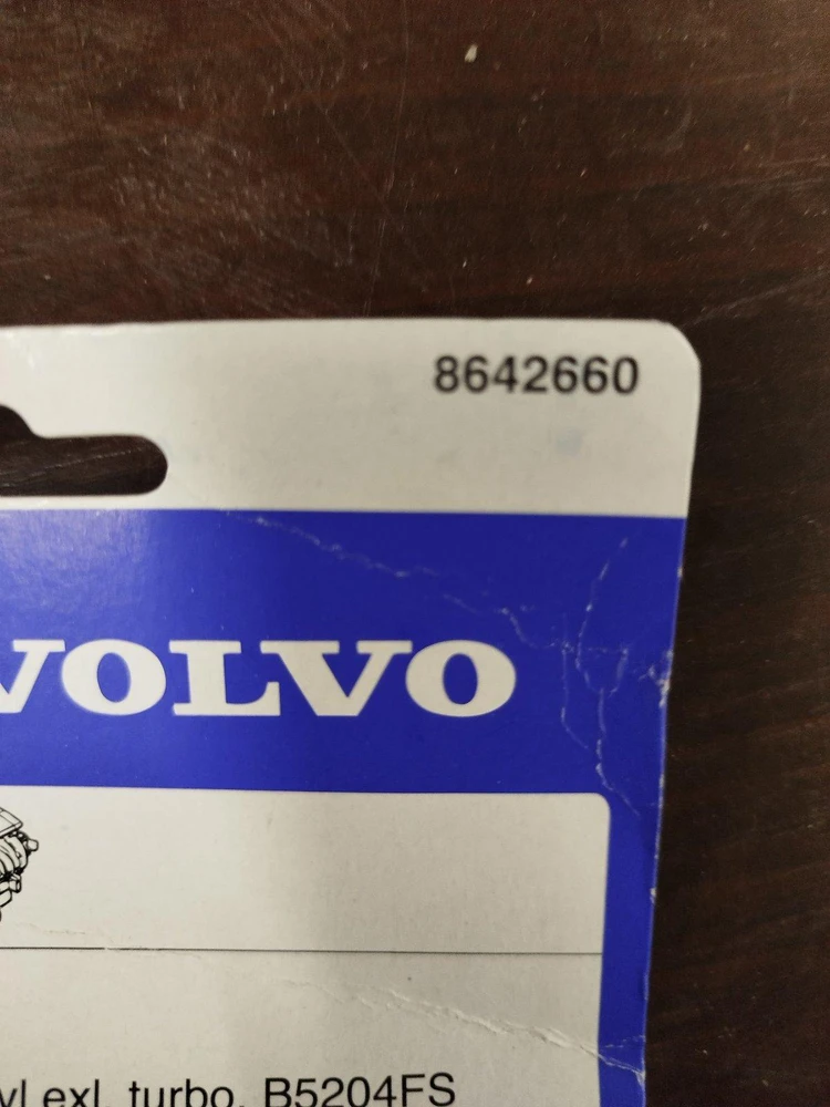 VOLVO Žvakės Rinkinys Volvo 850 2.3l 5 cilindrų Turbo 1994-1997 Originalus 8642660