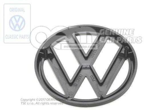 VW ženklelis juodas VAG VW GOLF I 17 EM EN EW JB Originalus 171853601041