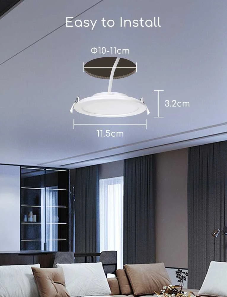 18W 3000-6500K SMART LED PANELĖ D220mm