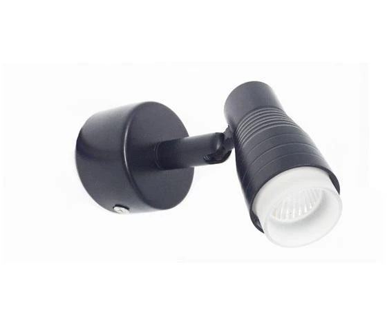 3W 4000K LED akcentinis šviestuvas Juodas