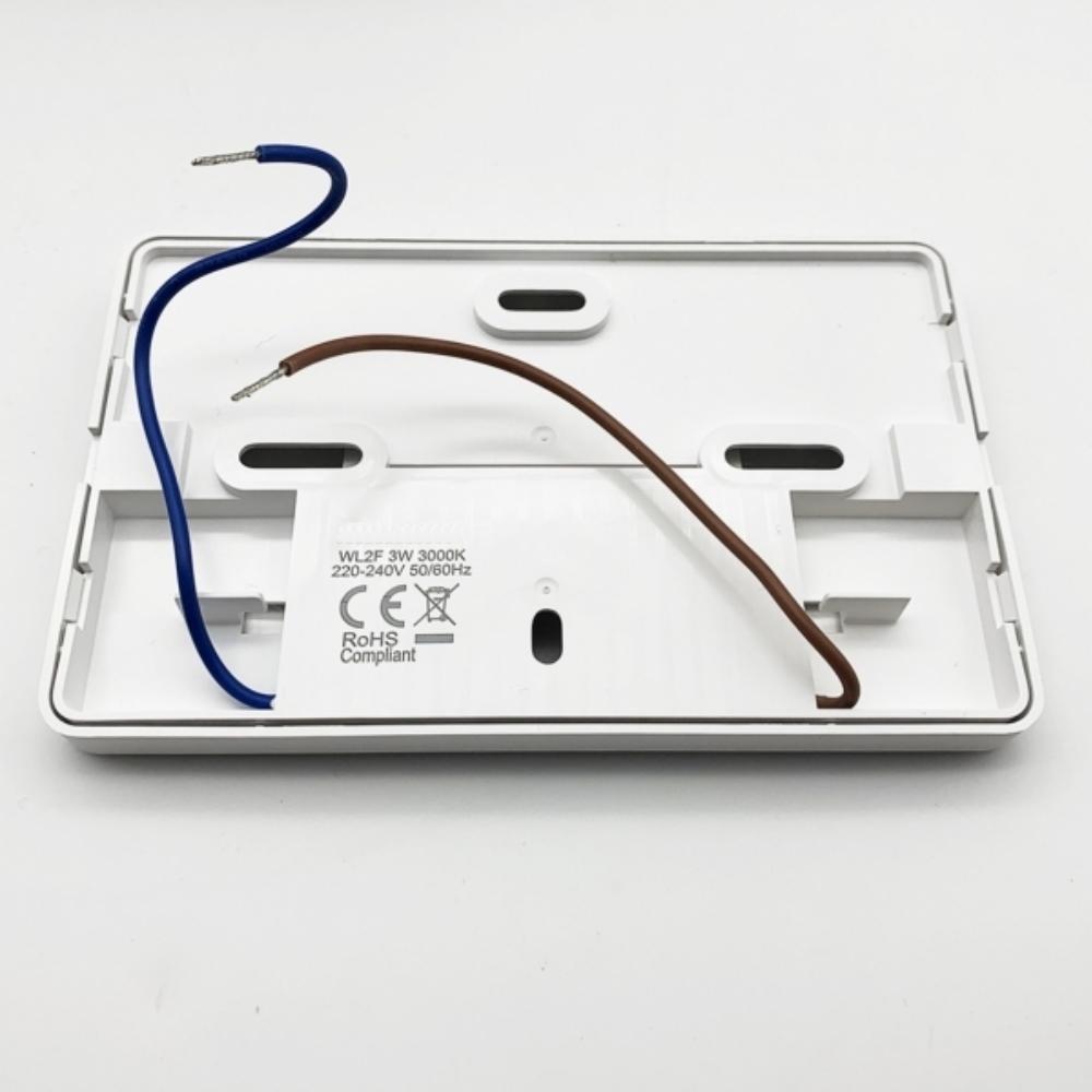 Sieninis šviestuvas 3W 4200K 100lm Sieninis LED šviestuvas baltas