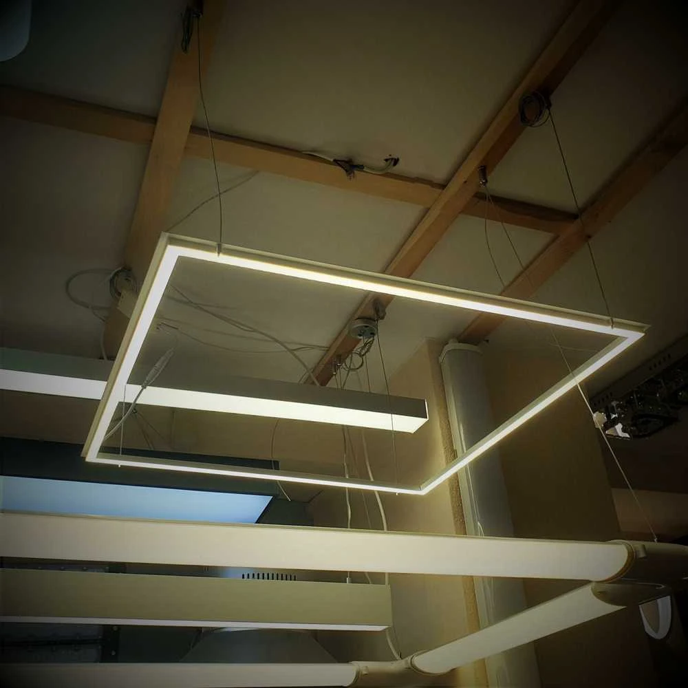 40W 591x591 4000-4500K rėminė LED panelė balta
