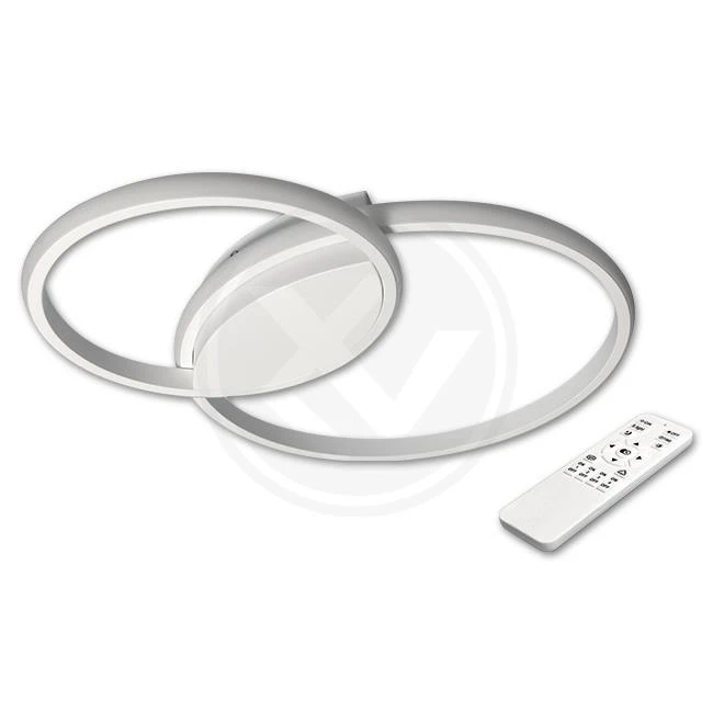 60W LED šviestuvas su nuotoliniu valdymu Baltas
