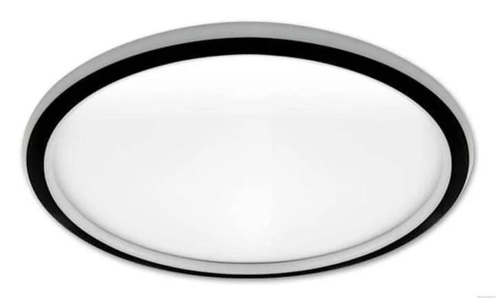 66W 40x4cm LED šviestuvas su nuotoliniu valdymu Juodas