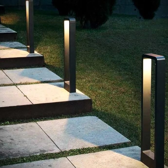 7W 4000K 80cm LED lauko šviestuvas pastatomas