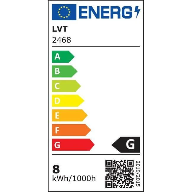 8W 40cm 4000K IP44 Sieninis LED Šviestuvas