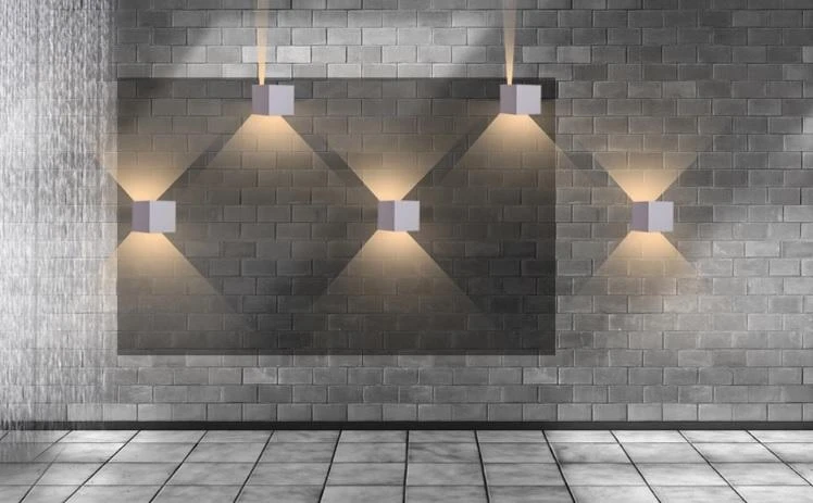 Baltas LED lauko šviestuvas atsparus vandeniui 10W IP65