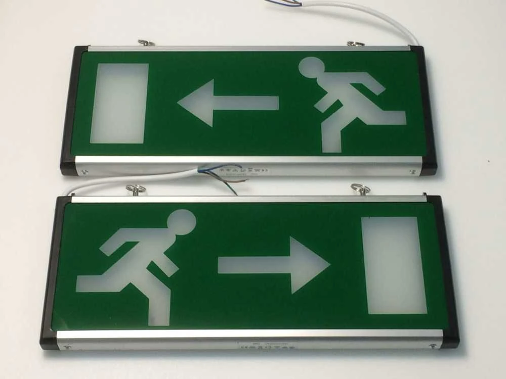 Evakuacinis avarinis LED ženklas su baterija 3W