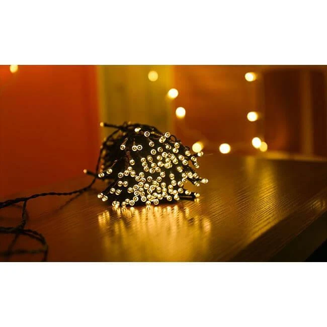 LED girlianda su saulės baterija 1190cm