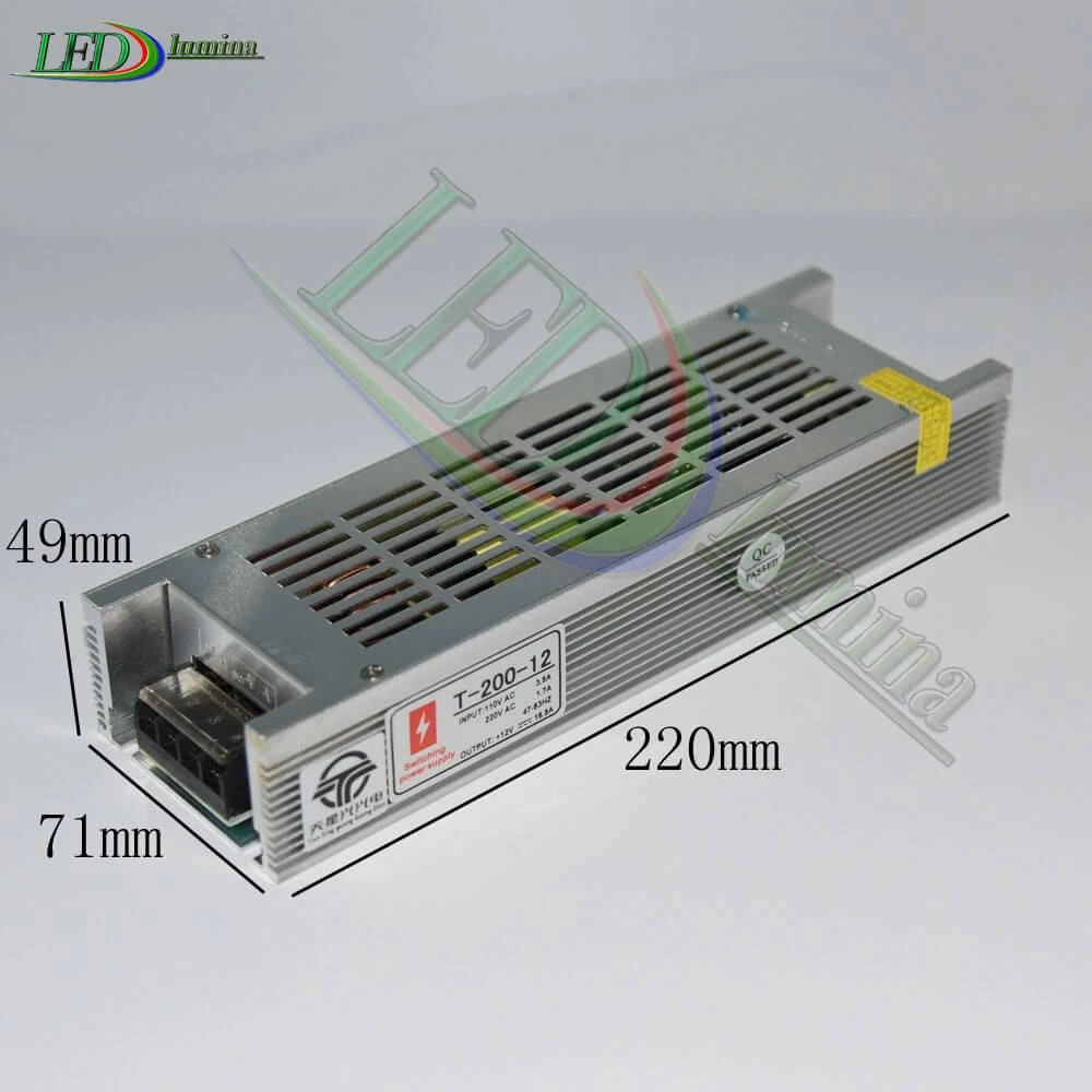 Maitinimo šaltinis 200W 16.5A 12V