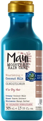 Maui Moisture Maui Kokosų pienas Maitinamasis ir drėkinamasis kondicionierius 385ml
