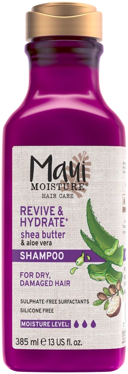 Maui Moisture Maui Sviestmedžių aliejumi Revive sausų plaukų šampūnas 385ml