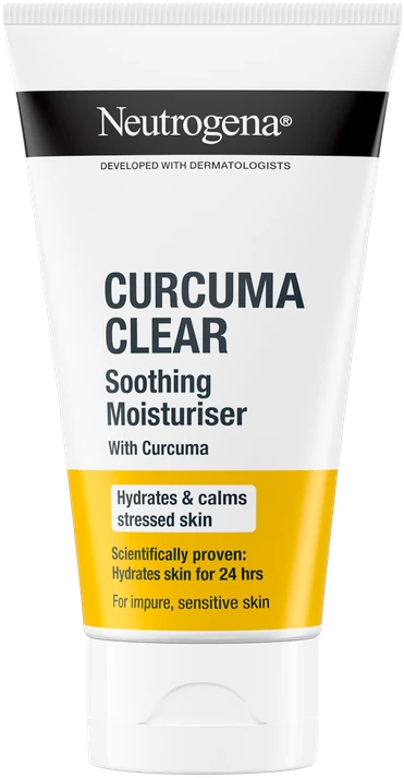 „Neutrogena Curcuma Clear Soothing Moisturiser“ dieninis kremas