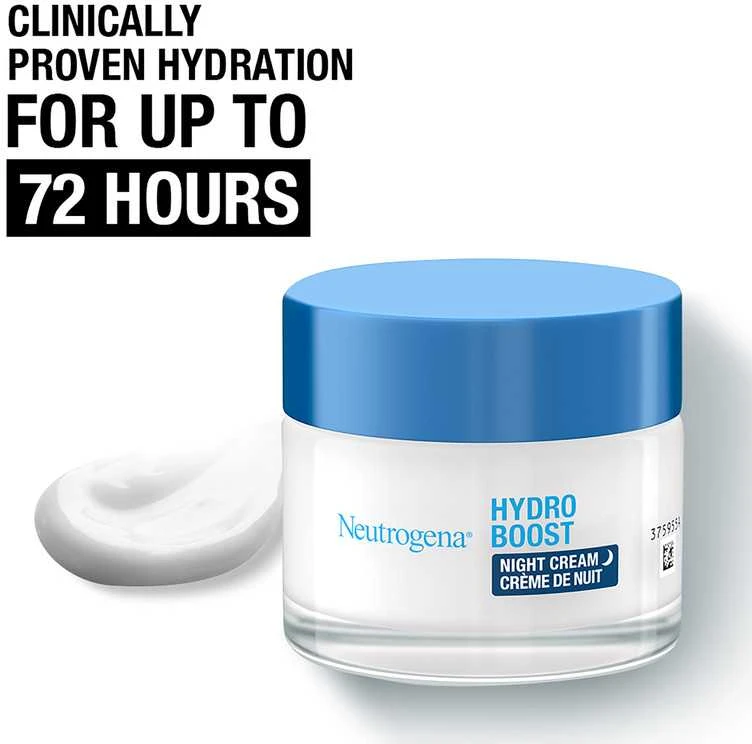 Neutrogena Hydro Boost Night Kreminis Night Skin Kreminis unisex, 50 ml